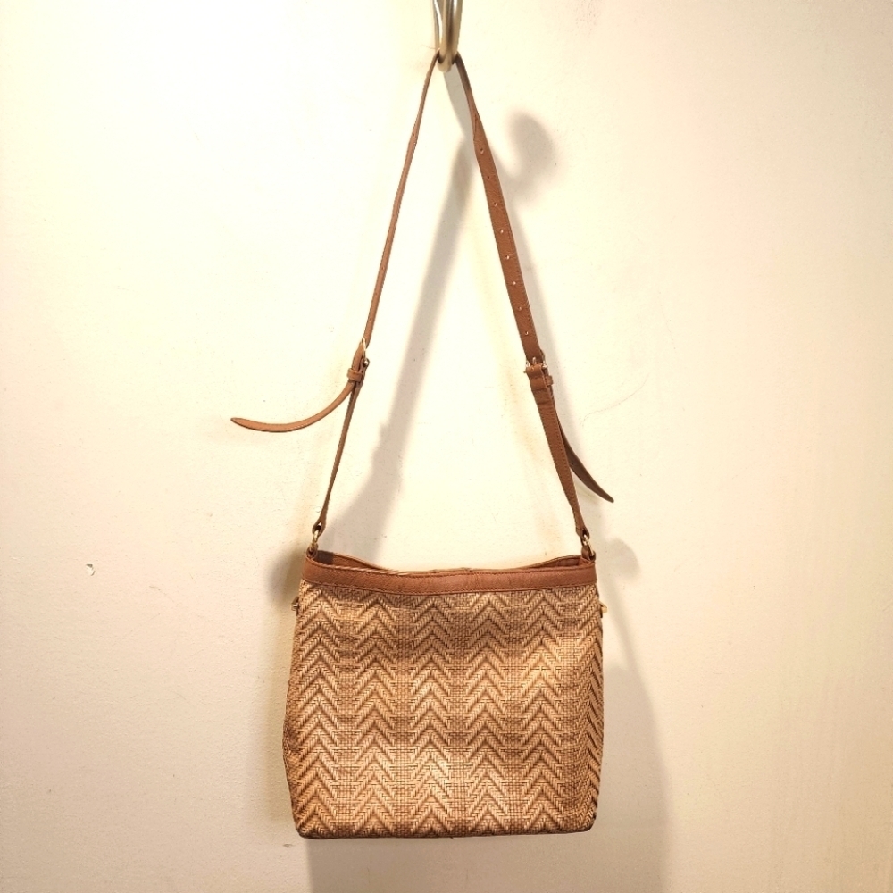 TALBOTS wave crossbody tote bag